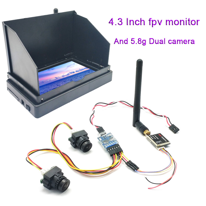 Rc Plane Hobby Zone - Monitor FPV 5,8G 48CH 4,3 pulgadas