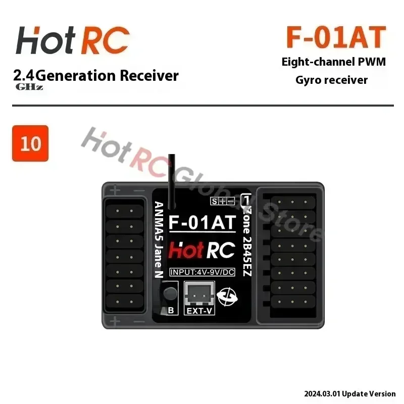 Receptor Giroscópico HOTRC 2.4 - Rc Hobby Shops reseña y precio